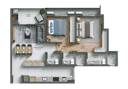 Apartamento com 2 Quartos à venda, 90m² no João Paulo, Florianópolis