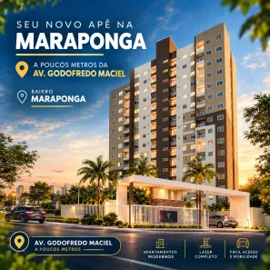 Apartamento com 3 Quartos à venda, 50m² no Mondubim, Fortaleza