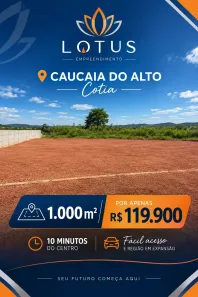 Lote/Terreno à venda, 1000m² no Jardim Monte Verde (Caucaia do Alto), Cotia