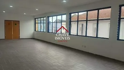 Sala Comercial para alugar, 260m² no Vila Mathias, Santos