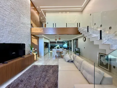 Casa de Condomínio com 4 Quartos à venda, 317m² no Jardins Bolonha, Senador Canedo
