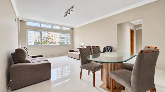 Apartamento com 3 Quartos para alugar, 135m² no José Menino, Santos