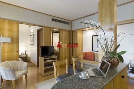 Flat com 1 Quarto para alugar, 42m² no Jardim Europa, São Paulo