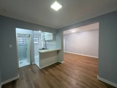Apartamento com 1 Quarto para alugar, 48m² no Pompéia, Santos