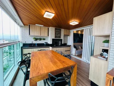 Apartamento com 3 Quartos para alugar, 128m² no Riviera, Bertioga