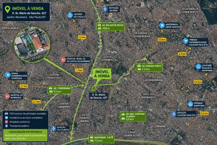 Lote/Terreno com 1 Quarto à venda, 300m² no Jardim Almanara, São Paulo