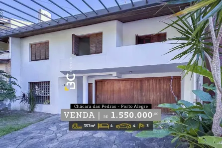 Casa com 4 Quartos à venda, 357m² no Chácara das Pedras, Porto Alegre