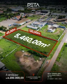 Lote/Terreno à venda, 5460m² no São Vicente, Boa Vista