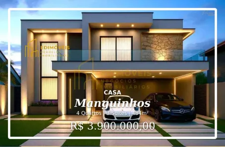 Casa com 4 Quartos à venda, 484m² no Manguinhos, Serra