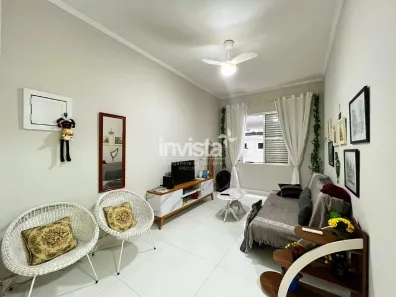 Apartamento com 1 Quarto à venda, 49m² no Gonzaga, Santos