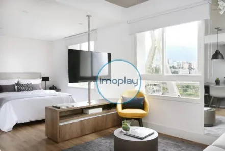 Apartamento com 1 Quarto para alugar, 63m² no Cidade Monções, São Paulo