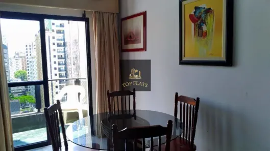 Flat com 1 Quarto para alugar, 52m² no Moema, São Paulo