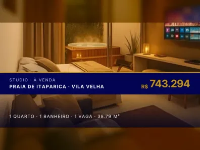 Apartamento com 1 Quarto à venda, 38m² no Praia de Itaparica, Vila Velha