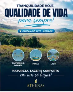 Lote/Terreno à venda, 500m² no Jardim São Luiz (Caucaia do Alto), Cotia
