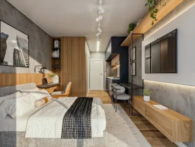 Apartamento com 1 Quarto à venda, 21m² no Itacorubi, Florianópolis