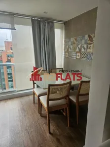 Flat com 1 Quarto para alugar, 37m² no Indianópolis, São Paulo