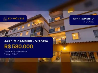 Apartamento com 3 Quartos à venda, 75m² no Jardim Camburi, Vitória