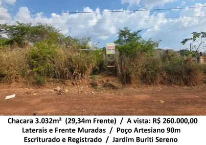Lote/Terreno à venda, 3032m² no Jardim Buriti Sereno, Aparecida de Goiânia