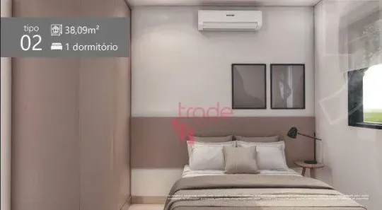 Apartamento com 1 Quarto à venda, 42m² no Vila Monte Alegre, Ribeirão Preto