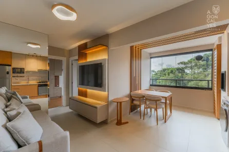Apartamento com 2 Quartos para alugar, 48m² no Cidade Industrial, Curitiba