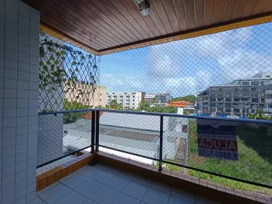 Apartamento com 3 Quartos para alugar, 101m² no Cabo Branco, João Pessoa