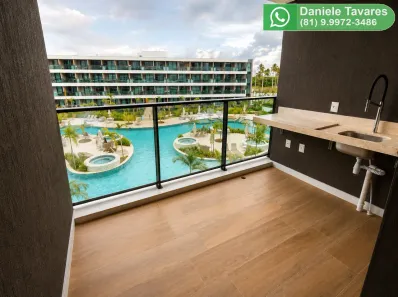 Flat com 1 Quarto à venda, 32m² no N. Sra. do Ó, Ipojuca