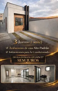 Casa com 3 Quartos à venda, 75m² no Vila São Paulo, Mogi das Cruzes