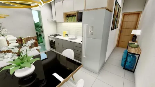 Apartamento com 2 Quartos à venda, 46m² no Vila Sacadura Cabral, Santo André