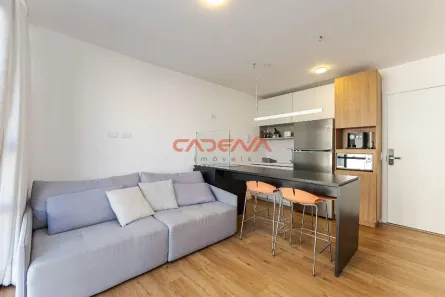 Apartamento com 2 Quartos para alugar, 47m² no Centro, Curitiba