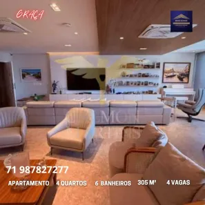 Apartamento com 4 Quartos à venda, 305m² no Graça, Salvador