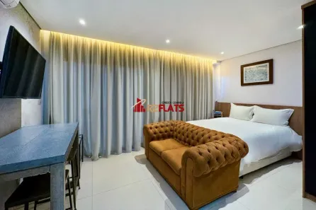 Flat com 1 Quarto para alugar, 27m² no Vila Nova Conceição, São Paulo
