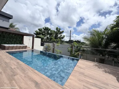 Casa de Condomínio com 4 Quartos para alugar, 450m² no Alphaville (Abrantes), Camaçari