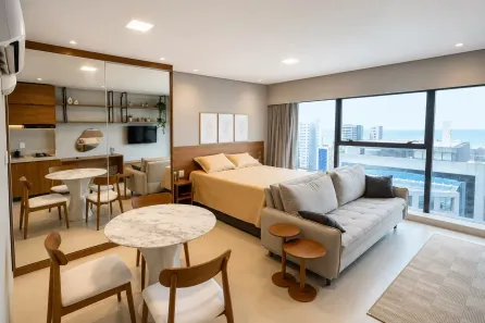 Apartamento com 1 Quarto para alugar, 30m² no Boa Viagem, Recife