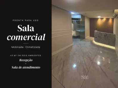 Sala Comercial com 2 Quartos para alugar, 43m² no Papicu, Fortaleza
