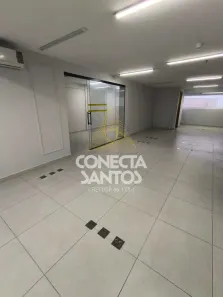Sala Comercial para alugar, 104m² no Marapé, Santos