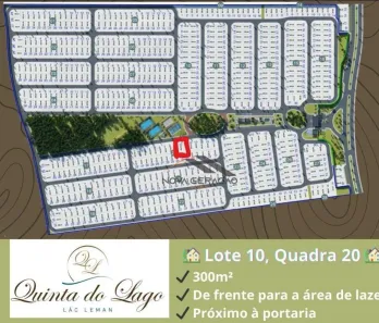 Lote/Terreno à venda, 300m² no Quinta do Lago - Lac Léman, São José do Rio Preto