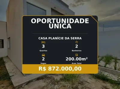 Casa com 3 Quartos à venda, 200m² no Planície da Serra, Serra