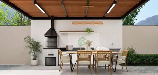 Casa de Condomínio com 1 Quarto à venda, 32m² no Pontal de Santa Marina, Caraguatatuba