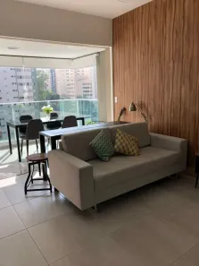 Apartamento com 1 Quarto para alugar, 42m² no Cidade Monções, São Paulo