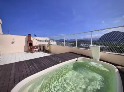 Cobertura com 2 Quartos para alugar, 156m² no Recreio dos Bandeirantes, Rio de Janeiro