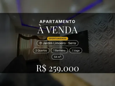Apartamento com 2 Quartos à venda, 54m² no Jardim Limoeiro, Serra