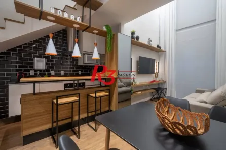 Apartamento com 1 Quarto à venda, 69m² no Gonzaga, Santos