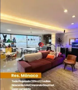 Apartamento com 3 Quartos à venda, 120m² no Aldeota, Fortaleza
