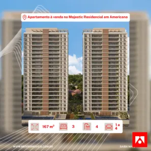 Apartamento com 3 Quartos à venda, 167m² no Vila Frezzarim, Americana