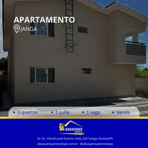 Apartamento com 3 Quartos à venda, 71m² no Janga, Paulista