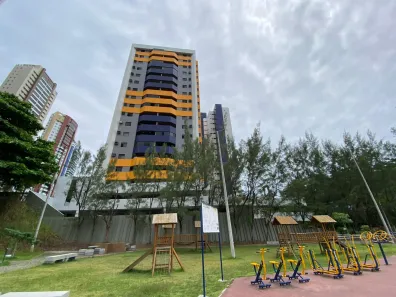 Apartamento com 3 Quartos para alugar, 104m² no Miramar, João Pessoa