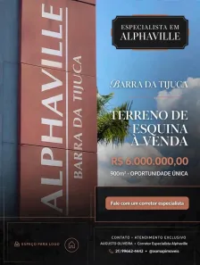 Lote/Terreno à venda, 900m² no Barra da Tijuca, Rio de Janeiro