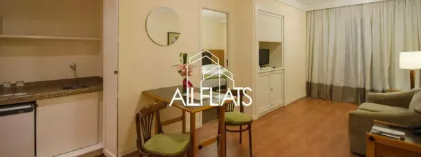 Flat com 1 Quarto à venda, 40m² no Brooklin Paulista, São Paulo