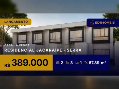 Casa com 2 Quartos à venda, 67m² no Residencial Jacaraípe, Serra