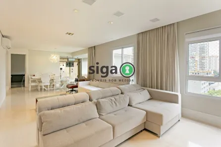 Apartamento com 3 Quartos para venda ou aluguel, 210m² no Vila Olímpia, São Paulo